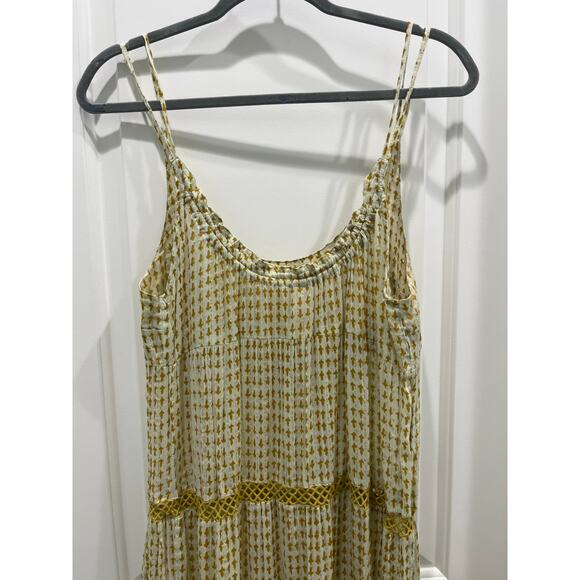 Free People Midnight Dance Maxi Dress in Canary Combo Yellow Sz XS - Picture 7 of 9